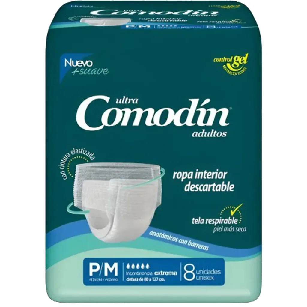 Comodín Ropa Interior Descartable P-M X 8 Unidades