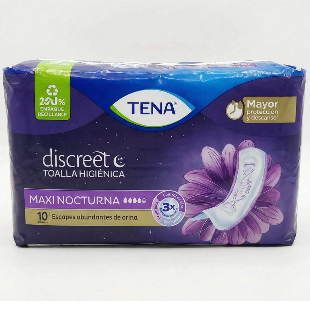 Toallas-Higiénicas-TENA-Discreet-Maxi-Nocturna---10-Unidades